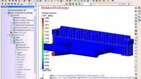 Moldex3D eDesign Demo Animation- Part 5. Result Display