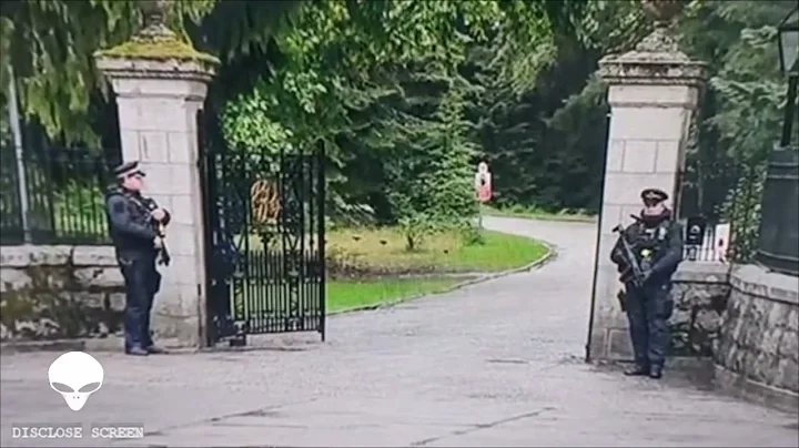 Balmoral castle's gates mysteriously open and clos...