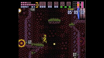 Super Metroid Redesign-escape off planet Zebes