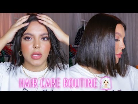 My Hair Care Routine  For Healthy and Shiny Hair  | روتين العنايه بشعري بعد الحمام ♡