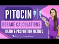 Ptocin Dosage Calculation Quiz
