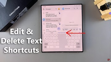 How To Edit / Delete Text Shortcuts On Keyboard Of Samsung Galaxy Z Fold 6