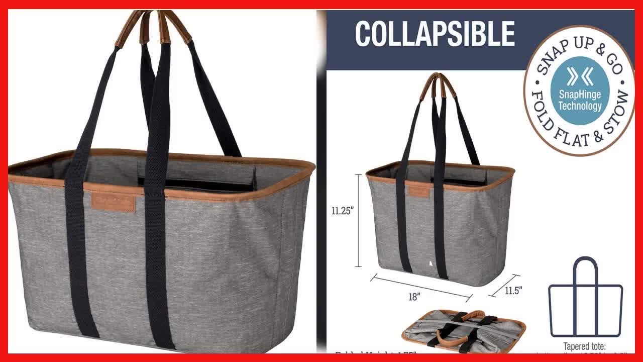 CleverMade 30l Snapbasket Luxe - Reusable Collapsible Durable