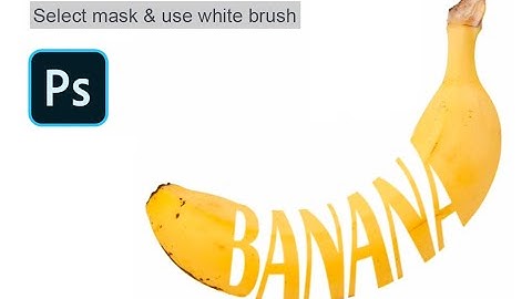 Photo Manipulation in Photoshop | Typography | tutorial Text Manipulation in Photoshop Banana