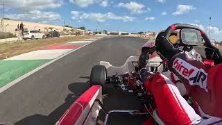 TRISCINA KARTING TRACK, KZ 2, Zoe Florescu Potolea, test day, CAMPIONATO ITALIANO, APRIL 2024