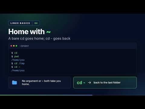 Stop Getting Lost in Your Terminal: Master the cd Command