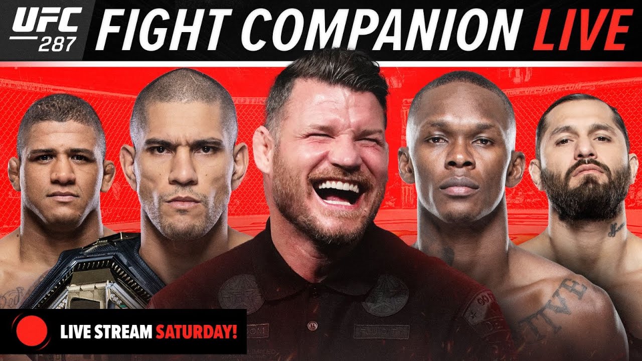 BISPING UFC 287 Pereira vs Adesanya 2 FIGHT COMPANION and LIVE QUESTIONS! 