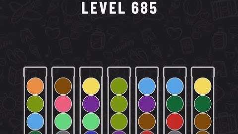 Ball Sort Puzzle Level 685 #ballsortpuzzle #ballsortpuzzlegameplay #puzzlegame #mobilegames