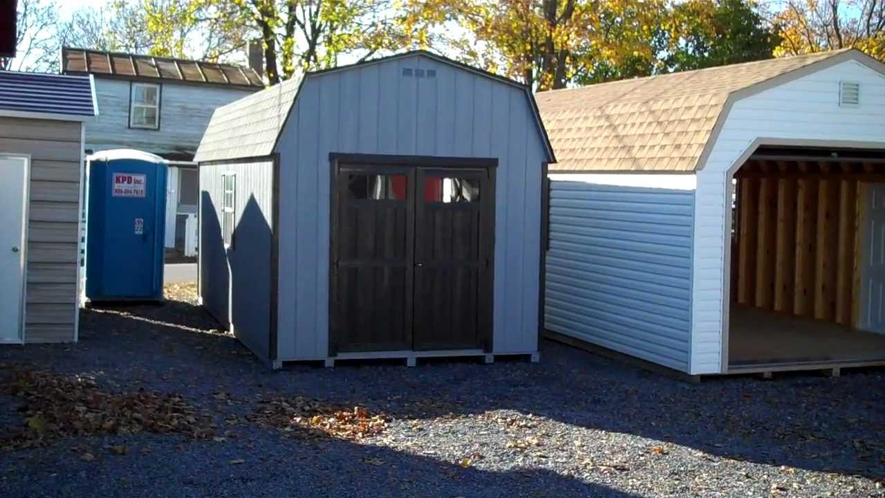 10x20 dutch barn amish built shed - youtube