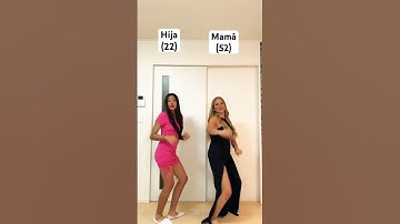 Thumbnail of SI ANTES TE HUBIERA CONOCIDO @KarolG #siantestehubieraconocido #baile #mamaehija #tutorial #latina