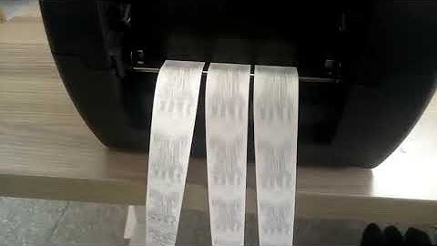 TSC TTP-345 how to print three lines one time