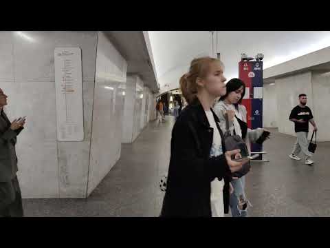 Метро Третьяковская, платформа южного зала, переходы на Третьяковскую с Новокузнецкой #metro #Moscow