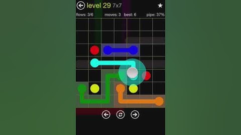 Flow 7x7 Walkthrough: Level 29 (Regular Pack)