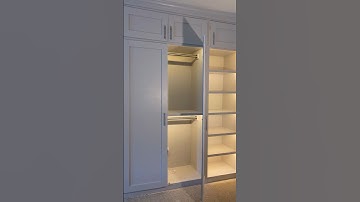 Building a wardrobe unit                 #diy #closet #walkincloset #makeover #dreamcloset