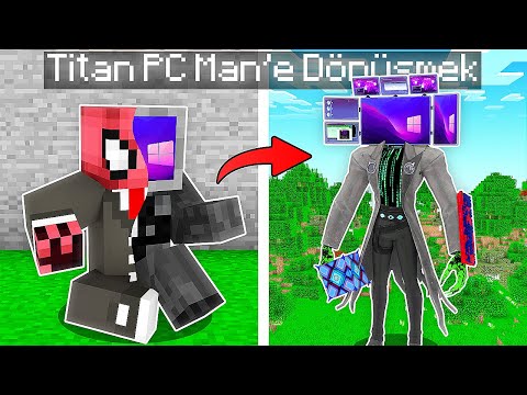 TITAN PC MAN DÖNÜŞMEK - Minecraft