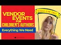 Vendor events for childrens authors  everything we need to know  eevi jones