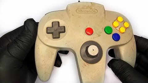 I Restored The Yellowed Nintendo 64 Controller-Console Restoration