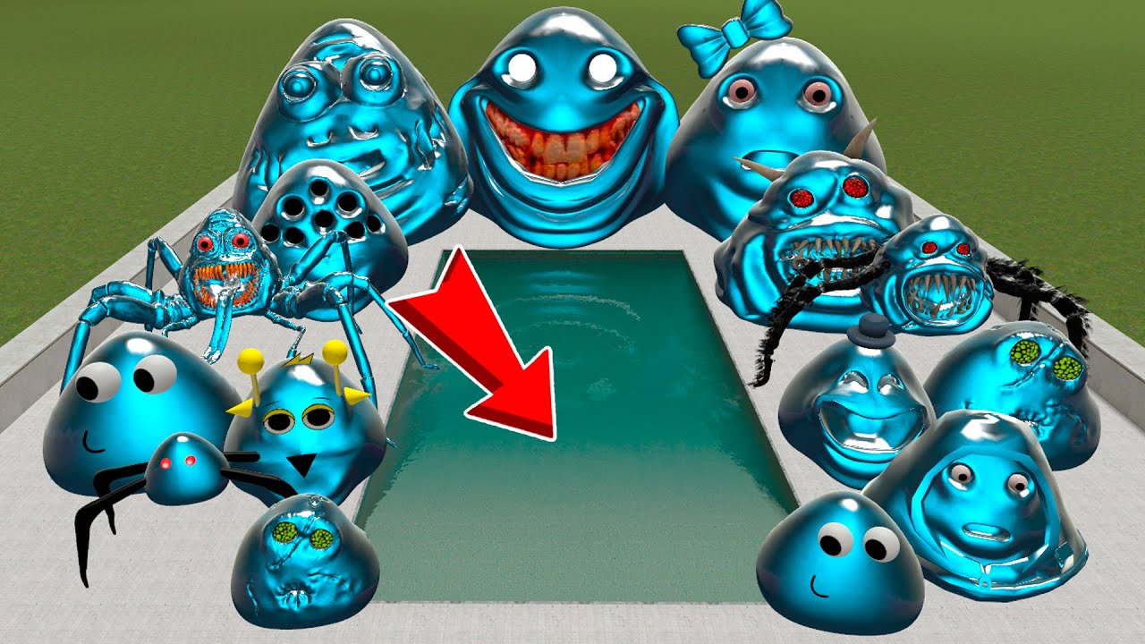 SPARTAN KICKING ALL DIAMOND NEW 3D POU BOU'S REVENGE in WATER POOL in Garry's Mod