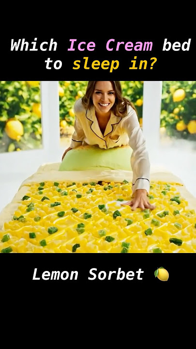 ใASMRใFruity & Funky Ice Cream Beds! ๐๐๐ Which Flavor Would You Nap On? #asmr #relaxation #food