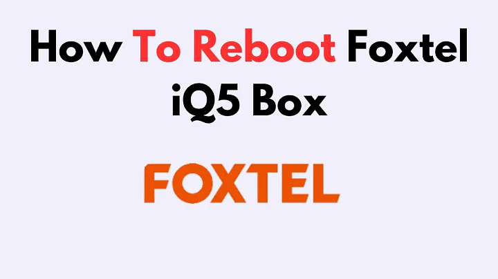 How to Reboot Foxtel iQ5 Box – Step-by-Step Power Reset & Troubleshooting Guide