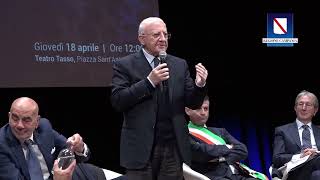 De Luca - Il mio intervento al Teatro Tasso di Sorrento (18.04.24)