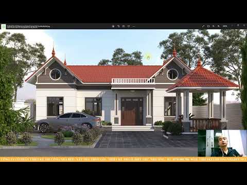 Video Bản vẽ thiết kế nhà cấp 4 có 4 phòng ngủ 120m2 3 vệ... - youtube