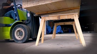 The Folding Burro from Burro Brand Sawhorses