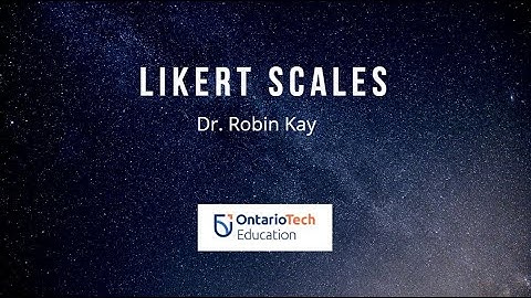 Creating a Likert Scale