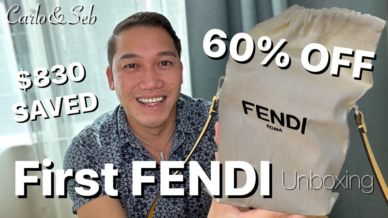 First FENDI Bag Unboxing | SAVED $830 60% OFF | Carlo&Seb
