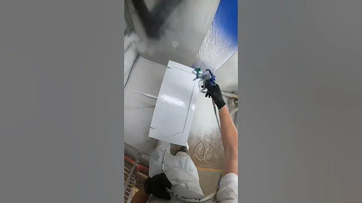 Priming old oak kitchen cabinets 👌 #painting #process #pov #kitchen