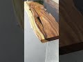 Handcrafted Black Walnut Live Edge Epoxy Table | Modern Luxury Dining & Office Furniture