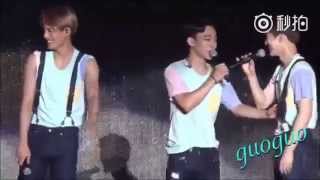 [ENG SUB] 150912Birthday celebration for CHEN - The EXO'luXion in Chongqing TALK