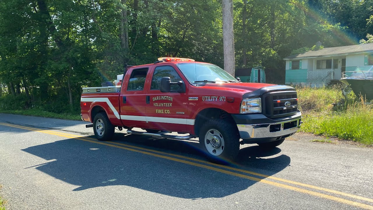 Darlington Volunteer Fire Company Utility 91 Responding YouTube