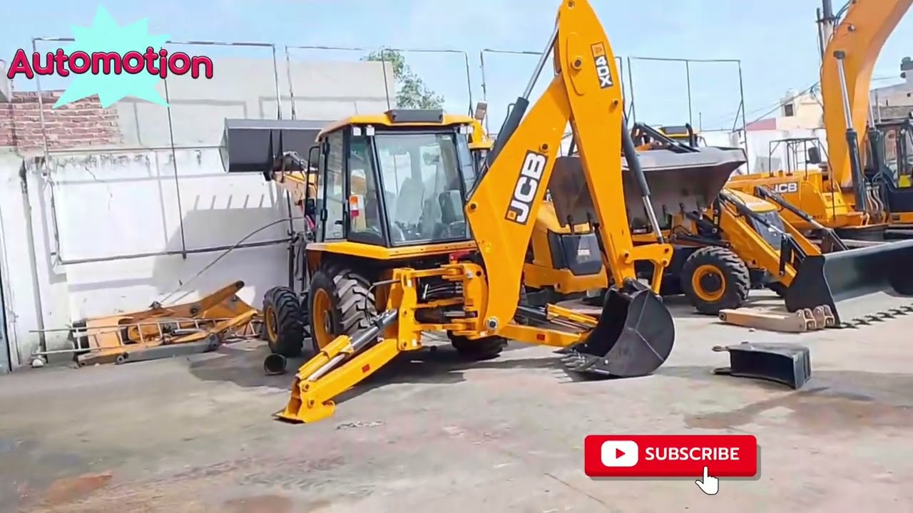 JCB 4DX 4x4 Review 🚜 | JCB 3DX Xtra & Excavator 215LC Big Machine Power Test | Full Details 2025