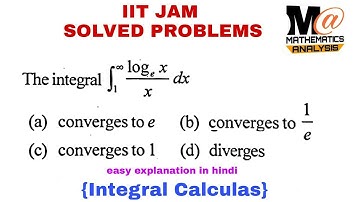 1. IIT JAM SOLVED QUESTION PAPER MATHEMATICS || INTEGRAL CALCULAS