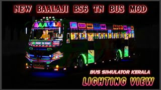 New Lighting|Baalaji Bs6 Tn Private Bus Mod|BSK|Preview #rsgamingupdates#bus#mod#bsk#busmod#new screenshot 3