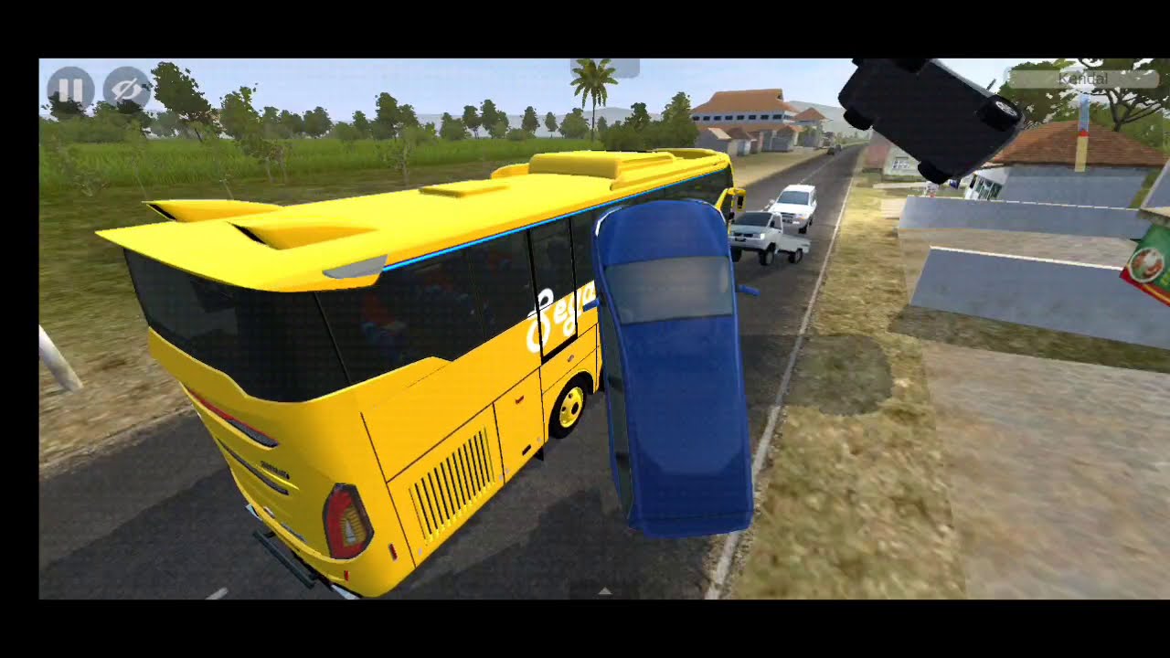 BussidMod - Scania K410 Double Decker Bus Mod For Bus Simulator Indonesia - Android Gameply