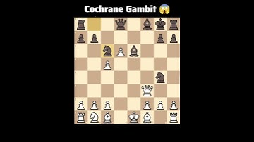 Cochrane Gambit 😱🗿#shortsviral #chess #short #tranding