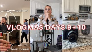 BROKEN RING PRANK ON MY FIANCÉ, new vlog camera lens + days in the life // VLOGMAS DAYS 9+10 by Keisha Pettway 328 views 4 months ago 30 minutes