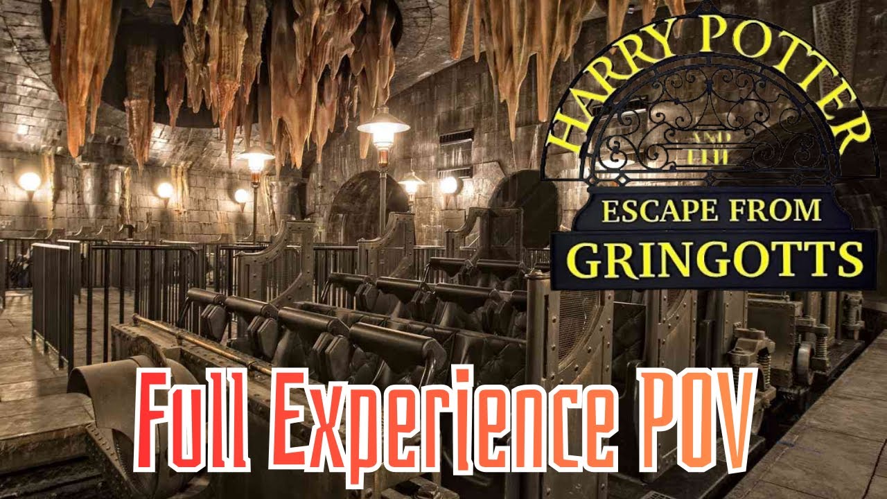 Harry Potter and the Escape from Gringotts POV | Universal Studios Florida | Full Ride Experience