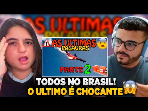 REACT 🔴 Caixa Preta - Áudio das últimas palavras dos pilotos em queda de aviões - PARTE 2