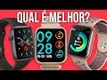 Comparativo: IWO 11 vs F8 vs P80 - Qual smartwatch mais se parece com Apple Watch? Qual comprar?