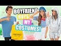 BOYFRIEND BUYS GIRLFRIENDS HALLOWEEN COSTUMES! Shopping Challenge 2017!