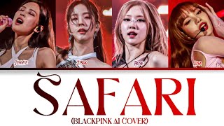 Serena Safari Blackpink AI Cover. Resimi