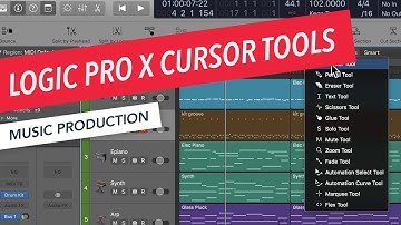 Logic Pro X Cursor Tools: Pointer, Pencil, Eraser, Scissors, Marquee | Logic Pro X Basics