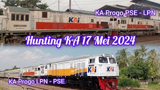 2 KA Progo Ditarik 2 Loko || Hunting KA 17 Mei 2024 JPL 610 Kutoarjo