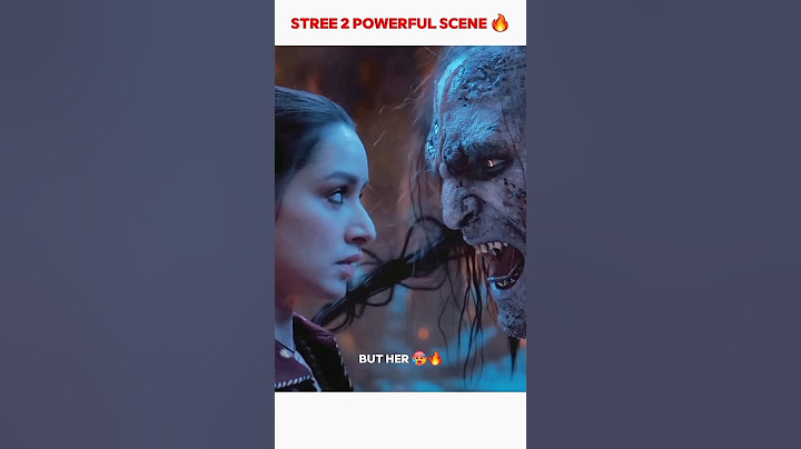 DON'T UNDERESTIMATE😡 STREE POWERFUL SCENES 🔥|#stree 2 #stree  trailer. #shraddha kapoor #rajkummar