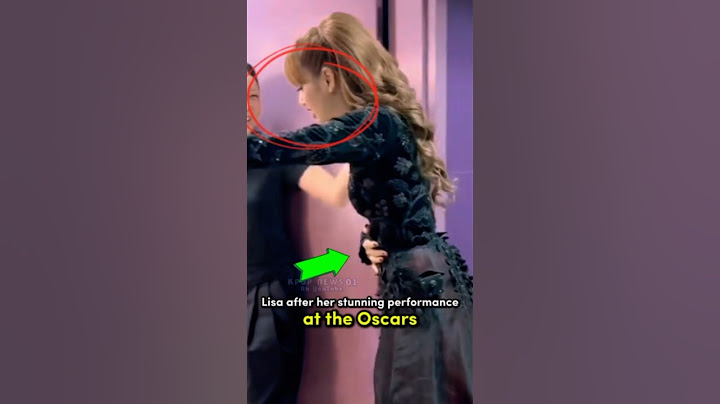 Lisa after her stunning performance at the Oscars 2025 #lisa #lalisa #oscar
