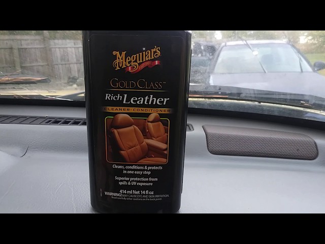 Meguiars Gold Class Rich Leather Cleaner Conditioner Wipes G10900