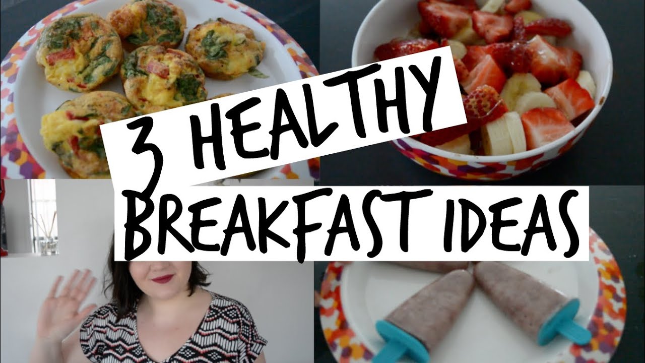 3 Healthy Breakfast Ideas!! | Hot, Cold & To Go!! - YouTube